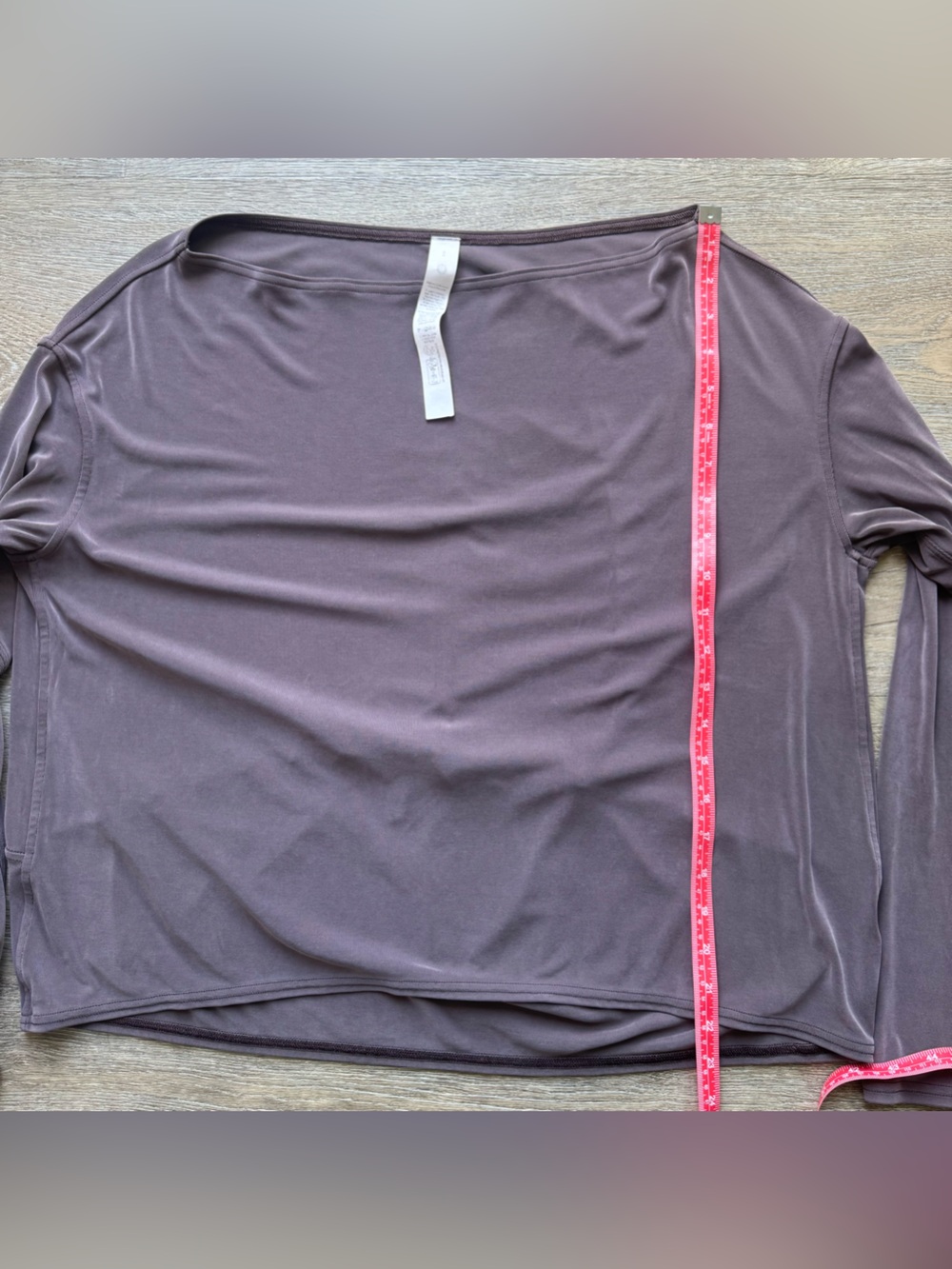 Lululemon Softsreme Drapey off the Shoulder Boatneck long sleeve Small - Picture 7 of 10
